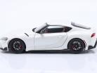 Toyota GR Supra year 2023 pearl white 1:18 Solido