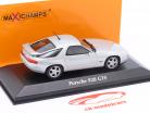 Porsche 928 GTS Année de construction 1991 argent métallique 1:43 Minichamps