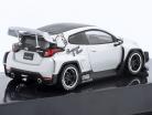 Toyota GR Yaris Pandem year 2022 white 1:43 Ixo