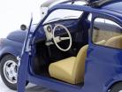 Fiat 500 F Custom mit abnehmbarem Dach Baujahr 1968 blau 1:12 KK-Scale