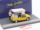 Citroen Mehari 冰淇淋卡车 和 数字 黄色的 / 白色的 1:43 Atlas