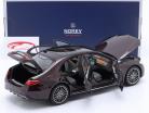 Mercedes-Benz classe S AMG-Line ano de construção 2021 vermelho metálico 1:18 Norev