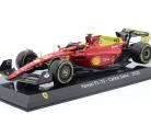 Carlos Sainz Jr. Ferrari F1-75 #55 第四名 意大利 GP 公式 1 2022 1:24 Bburago