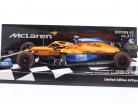 Lando Norris McLaren MCL35M #4 Poteaux position Russie GP Formule 1 2021 1:43 Minichamps