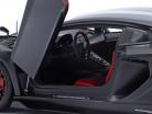 Lamborghini Aventador SVJ Baujahr 2019 matt schwarz 1:18 AUTOart