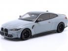 BMW M4 (G82) Année de construction 2020 Gris métallique 1:18 Minichamps