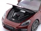 Porsche Panamera Turbo S Byggeår 2020 rød metallisk 1:18 Minichamps