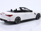 BMW M4 convertible (G83) year 2021 white 1:18 Minichamps