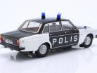 Volvo 164 policía Suecia Año de construcción 1970 negro / blanco 1:18 Triple9