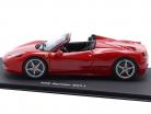 Ferrari 458 Spider Année de construction 2011 rouge 1:43 Altaya