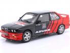 BMW M3 (E30) Advan Drift 1990 preto / vermelho 1:18 Solido