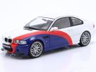 BMW M3 (E46) Streetfighter Bouwjaar 2000 wit / blauw / rood 1:18 Solido
