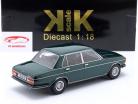 BMW 3.0 S (E3) 2 Série Année de construction 1971 vert foncé métallique 1:18 KK-Scale