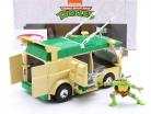 Turtles Party Wagon mit Figur Donatello grün / beige 1:24 Jada Toys