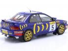 Subaru Impreza 555 #5 winnaar Rallye Monte Carlo 1995 Sainz, Moya 1:18 Kyosho