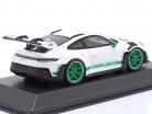 Porsche 911 (992) GT3 RS year 2022 white / green 1:43 Spark