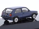 Volkswagen VW Golf 2 GTI Année de construction 1984 bleu métallique 1:43 Ixo