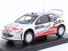 Peugeot 206 WRC #1 优胜者 Rallye 芬兰 2002 Burns, Reid 1:24 Altaya