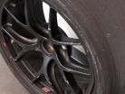 Original Michelin Racing tires on Porsche Cayman GT4 CS MR BBS rim FL Nürburgring