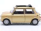 Mini Cooper RHD avec toit ouvrant or métallisé échelle 1:12 KK