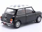 Mini Cooper RHD kariert schwarz / weiß 1:12 KK-Scale