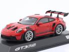 Porsche 911 (992) GT3 RS Byggeår 2022 karmin 1:43 Spark