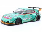 Porsche 911 (993) RWB Rauh-Welt Body-Kit Vaillant 2022 vert 1:18 GT-Spirit