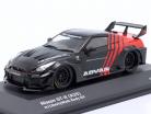 Nissan GT-R (R35) Liberty Walk Body Kit 2022 negro / rojo 1:43 Solido