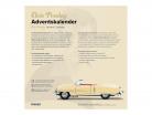 Elvis Presley Calendrier de l Avent: Cadillac Eldorado 1953 jaune 1:37 Franzis
