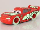 Lightning McQueen Glow Racers #95 Disney Película Cars rojo / blanco 1:24 Jada Toys