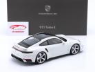 Porsche 911 (992) Turbo S Byggeår 2021 hvid 1:18 Minichamps