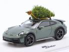 Porsche 911 Dakar Christmas edition 2023 dark green metallic 1:43 Spark
