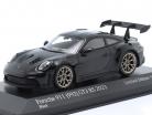 Porsche 911 (992) GT3 RS 2023 negro / los dorados llantas 1:43 Minichamps