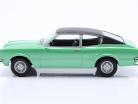 Ford Taunus GT Coupe med Vinyl tag 1971 grøn metallisk / sort 1:18 KK-Scale