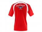 Bianchi / Chilton Marussia Team Polo Shirt Formule 1 2014 rood / wit Grootte L