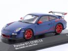 Porsche 911 (997.II) GT3 RS 3.8 Год постройки 2009 синий металлический / красный 1:43 Minichamps