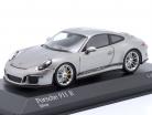 Porsche 911 (991) R anno di costruzione 2016 argento 1:43 Minichamps