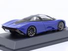 McLaren Speedtail Byggeår 2020 blå 1:43 Schuco
