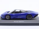 McLaren Speedtail Bouwjaar 2020 blauw 1:43 Schuco
