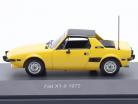 Fiat X1/9 Année de construction 1972 jaune closed top 1:43 Schuco