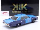 Dodge Monaco Massachusetts State Police Ano de construção 1974 azul 1:18 KK-Scale