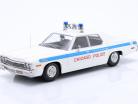 Dodge Monaco Chicago Police Bouwjaar 1974 wit / blauw 1:18 KK-Scale