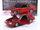 Ford Mustang 5.0 LX Byggeår 1993 electric rød 1:18 GMP