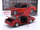 Ford Mustang 5.0 LX year 1993 electric red 1:18 GMP