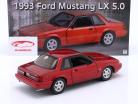 Ford Mustang 5.0 LX Byggeår 1993 electric rød 1:18 GMP