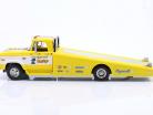 Dodge D300 Ramp Truck "The Snake" 建設年 1970 黄色 / 白 1:18 GMP