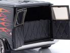 Chevrolet G Series Van "Hot Box" year 1976 black 1:18 Greenlight