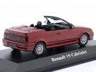 Renault 19 Cabriolet year 1991 red metallic 1:43 Minichamps