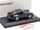 Porsche 911 (964) Turbo Byggeår 1990 sort 1:43 Minichamps