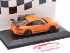 Porsche 911 (997.1) GT3 RS Ano de construção 2006 laranja / preto 1:43 Minichamps